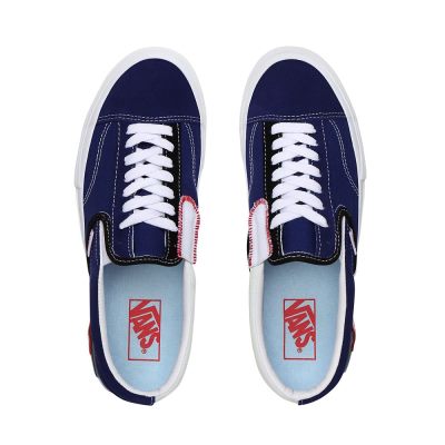 Vans Slip-On CAP - Erkek Slip-On Ayakkabı (Mavi)